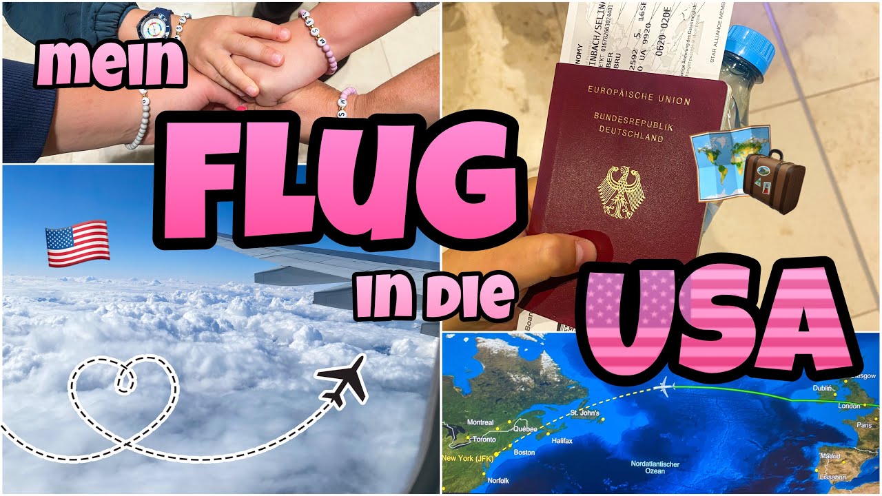 mein FLUG in die USA ✈️🇺🇸 | Cultural Care | AuPair 2022/23 🛩 | travelina