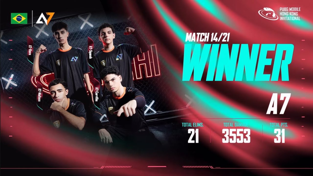 Alpha 7 Insane 21 Finishes Chicken in PUBG Mobile Hong Kong Invitational LAN Finals - Domination 🔥