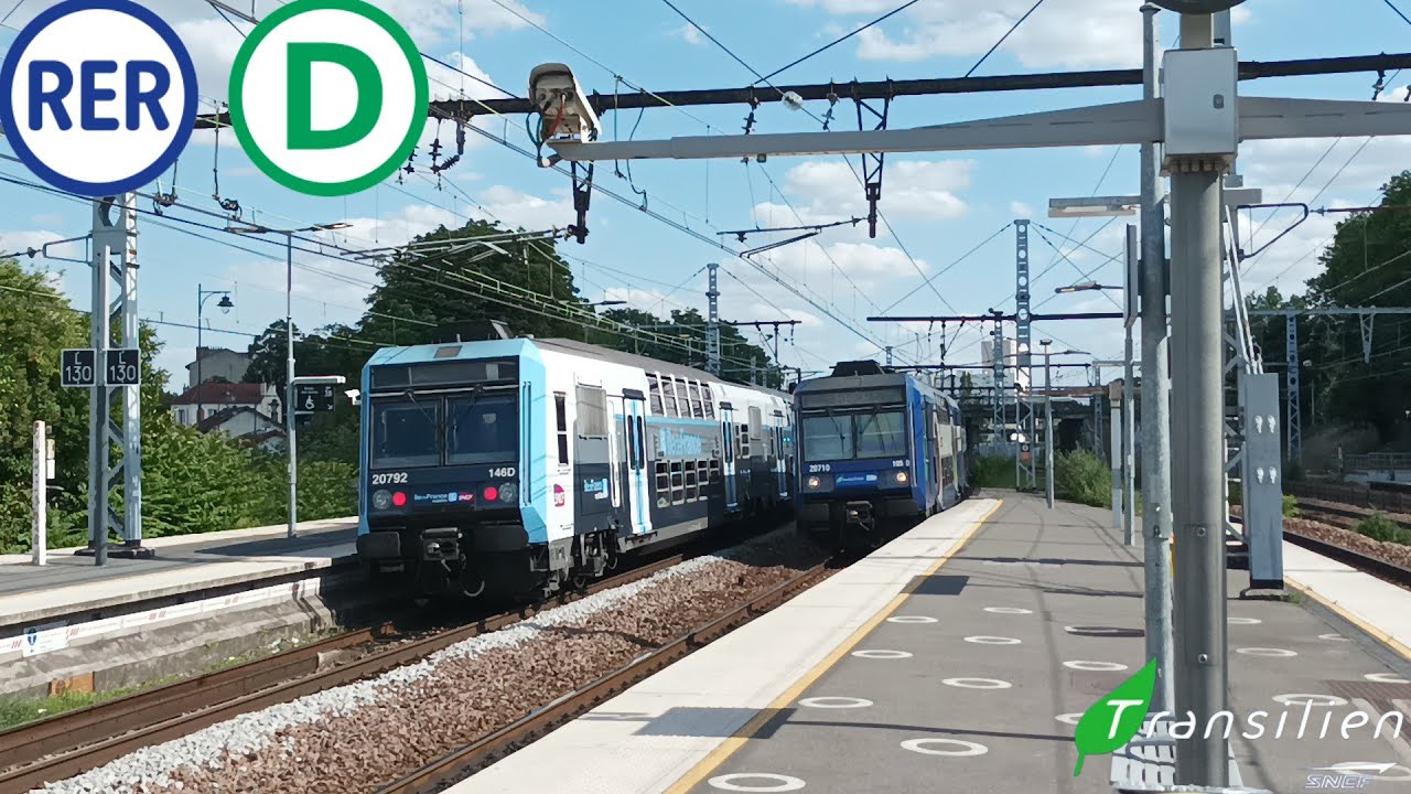 [RER D] Des Z20500 IDF-Mobilités et Transilien a Maisons-Alfort Alfortville et Villiers-le-Bel