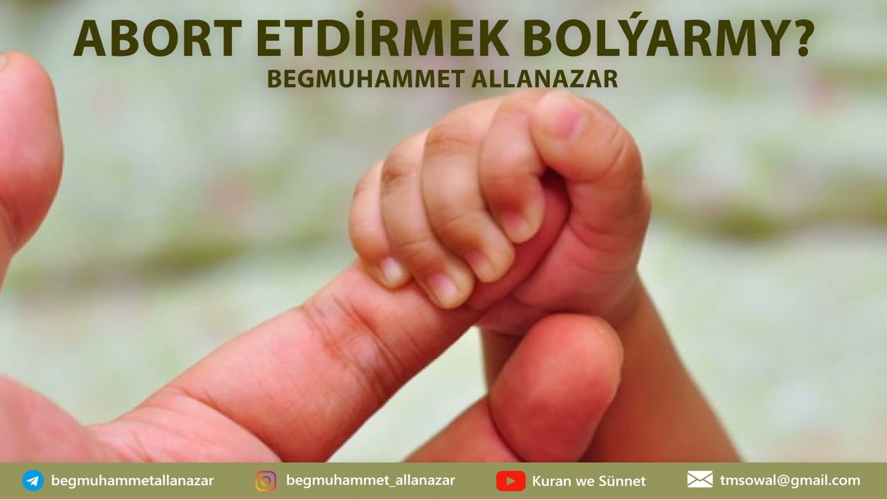ABORT ETDİRMEK BOLÝARMY? | SORAG-JOGAP | TÜRKMENÇE WAGYZ.