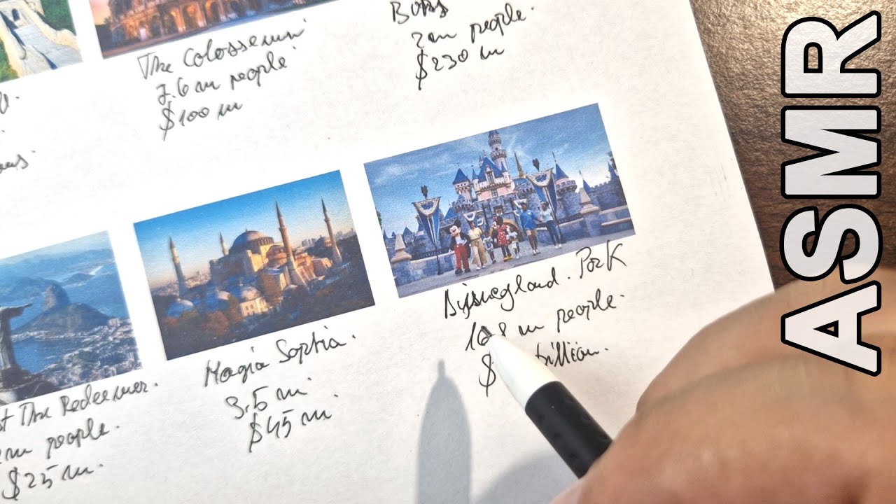 ASMR: World's Most WOW Landmarks 🗺️ a Magnet for Tourists | Stats & Facts | ASMR facts and Geography