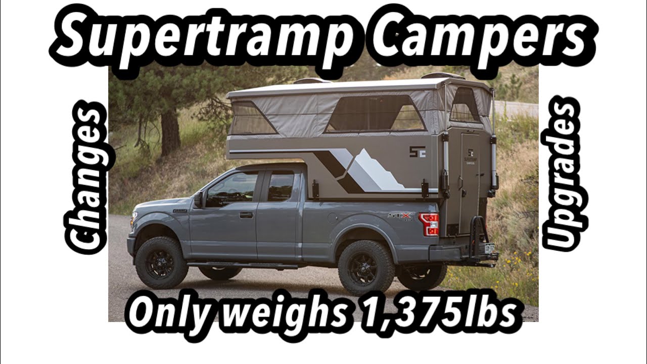 SuperTramp Campers: легкий автокемпер весом 1375 фунтов — новые обновления для 2022 года