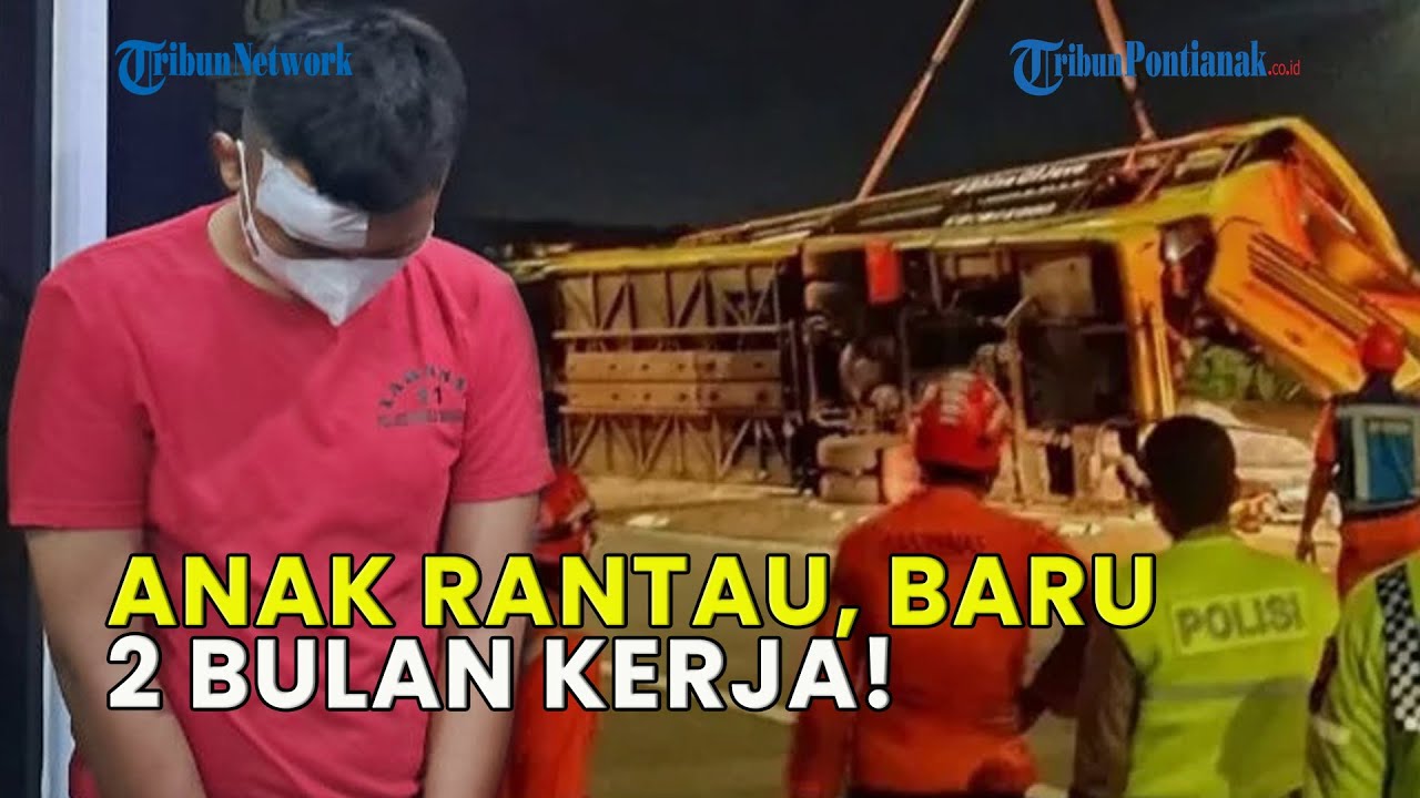 TAMPANG❗ SOPIR BUS CAHAYA TRANS YANG TEWASKAN 16 PENUMPANG DALAM LAKA MAUT DI TOL KRAPYAK