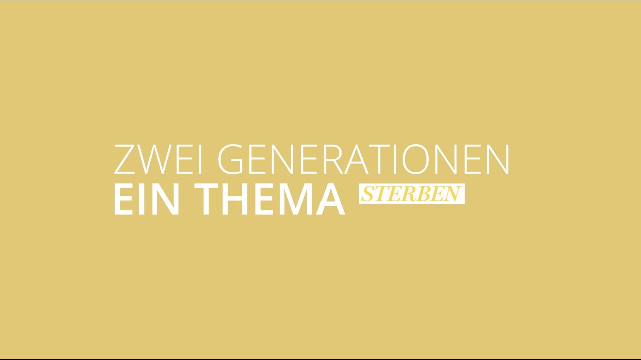 Zeitlupe Generationengespräche – Sterben