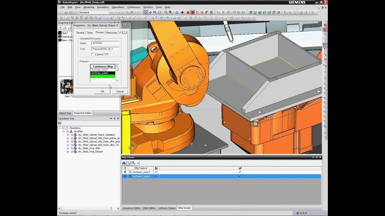GEOPLM RobotExpert Arc Welding Demo