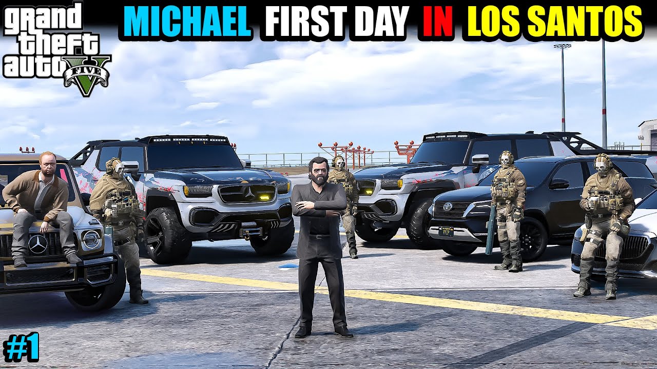 MICHAEL FIRST DAY IN LOS SANTOS I GTA V GAMEPLAY #1 I GTA 5