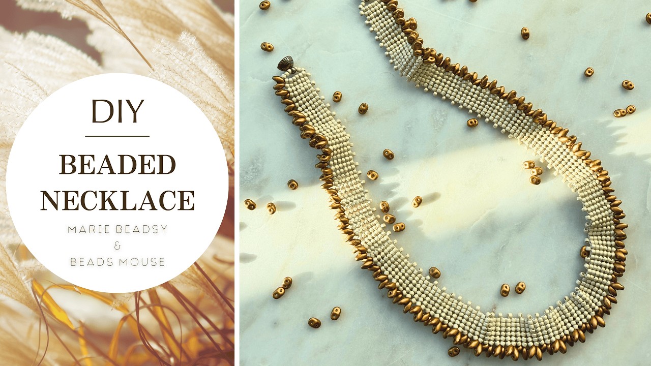 DIY Beaded Necklace with SuperDuo Beads | Beads Mouse x Marie Beadsy
