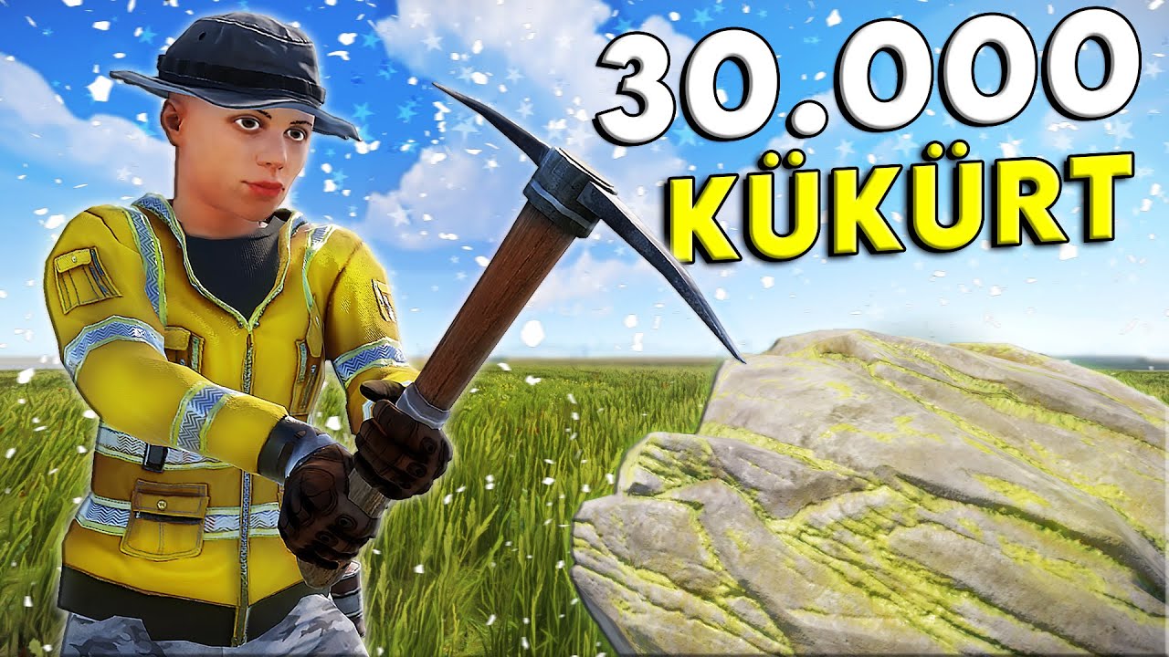 30.000 KÜKÜRT ile DÜŞMANLARI RAİDLEDİM ! (SOLO İNTİKAM) Rust Türkçe