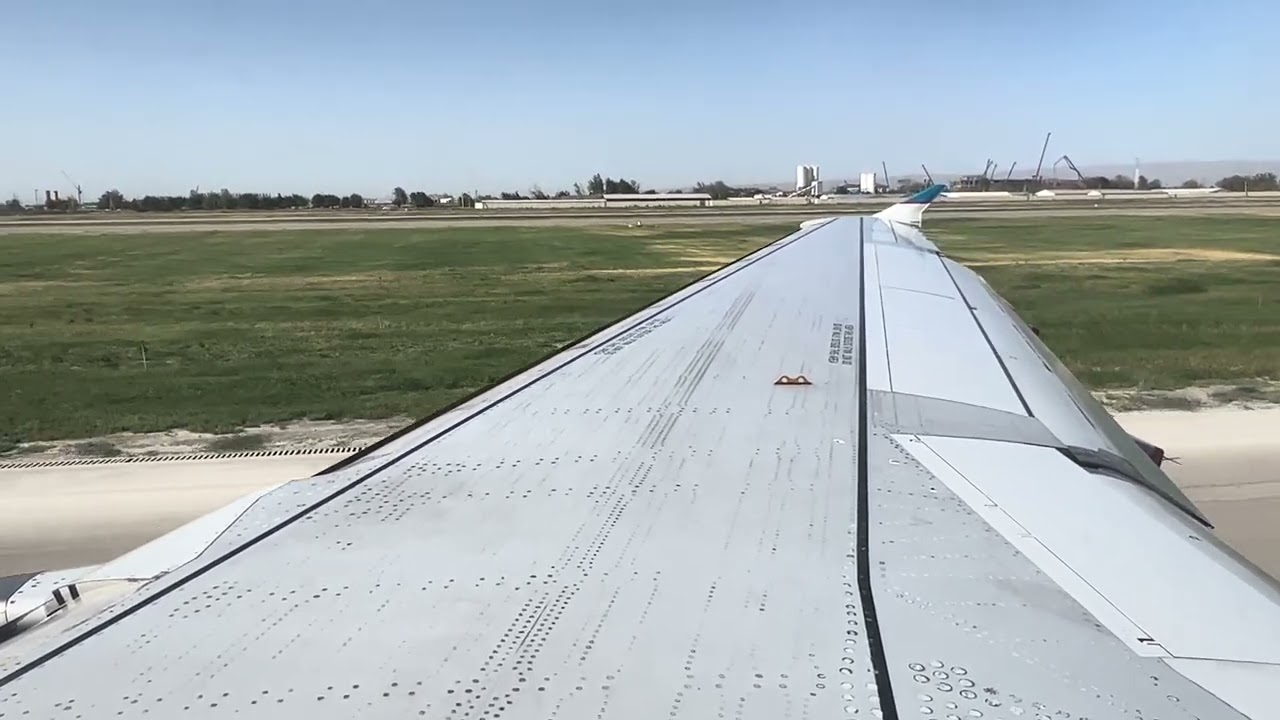 UZBEKISTAN AIRWAYS HY44  SAMARQAND-TASHKENT  TAKE-OFF  AIRBUS A-320 NEO 18.08.2023