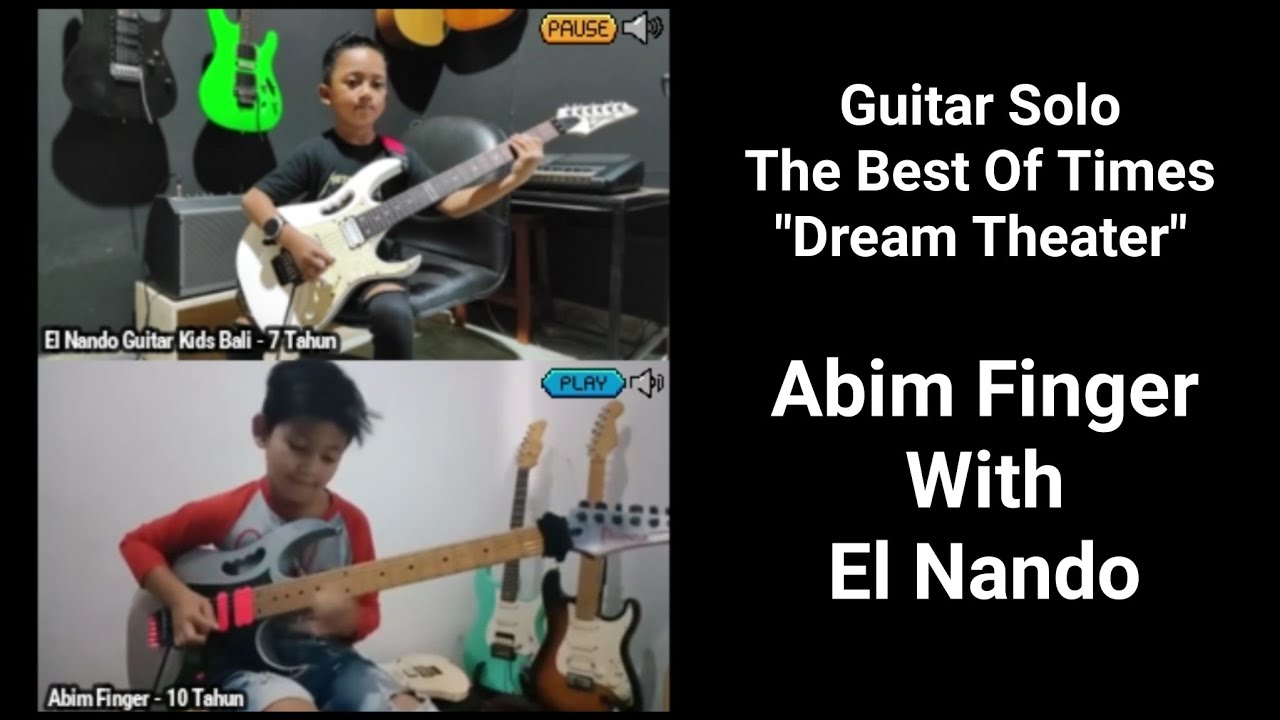A Collaboration Between Two Talented Young Guitarists || El Nando & Abim Finger || The Best of Times