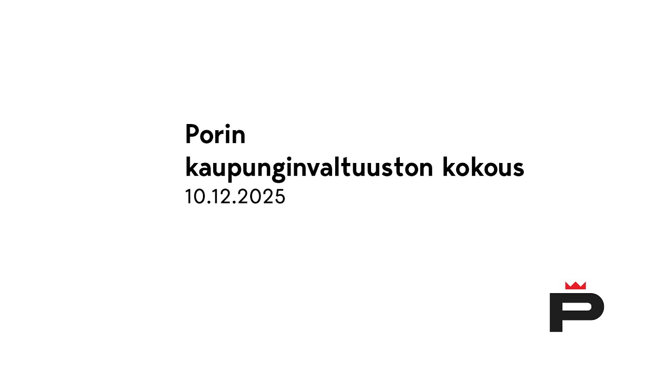 Kaupunginvaltuusto, kokous 10.11.2025