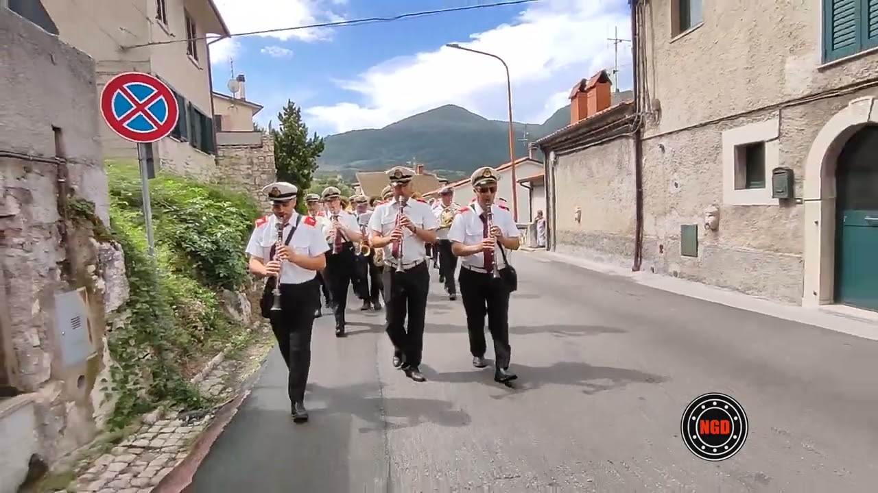 Marcia Ischia Banda Di Piedimonte Matese 18/8/24 Barrea Festa delle Grazie