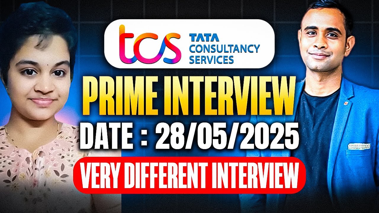 TCS NQT Prime Interview | Date : 28/05/2025 | Very Different Interview