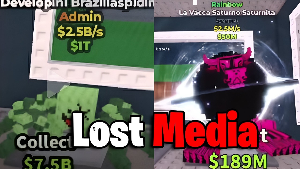 El Lost Media de STEAL A BRAINROT