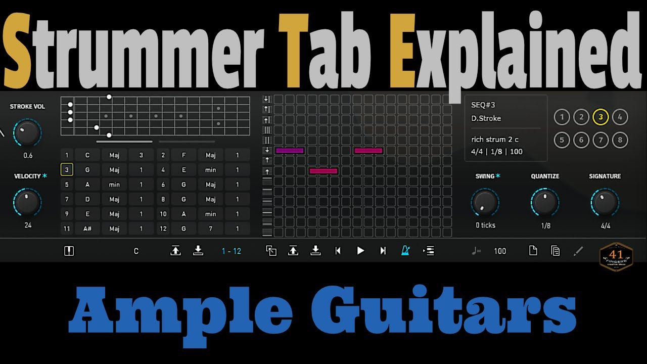 Ample Guitars Strummer Mode Explained