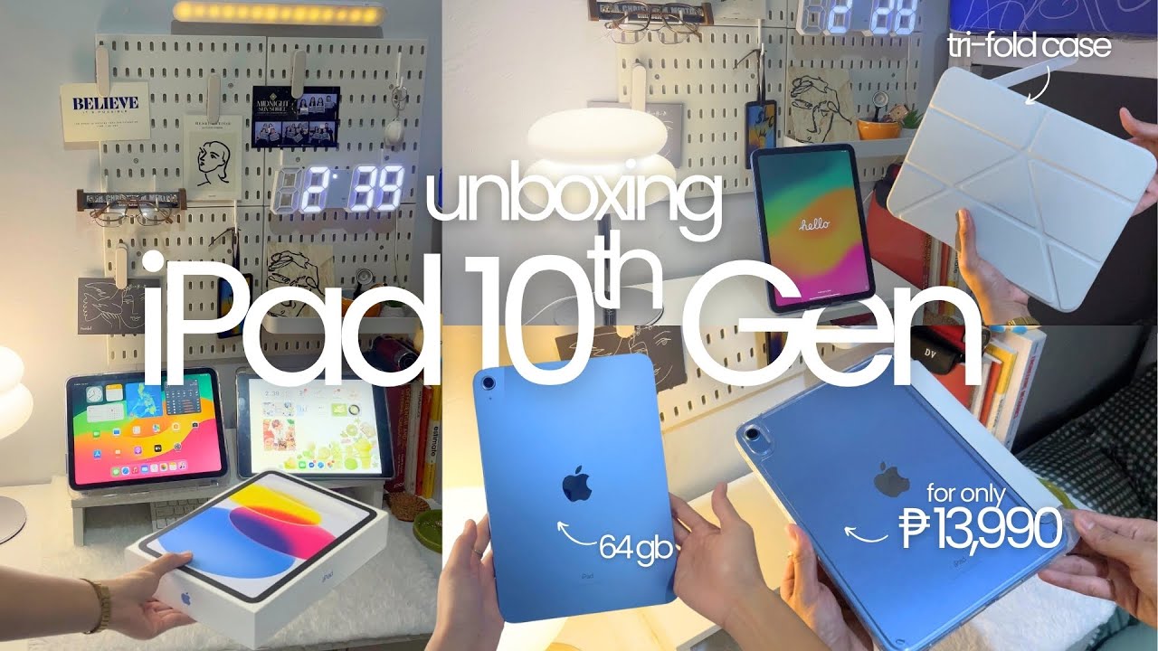 Только за 13 990 песо? • Распаковка iPad 10-го поколения ⋆ 𐙚 ̊ | 64 ГБ, синий, б/у | товары для к...