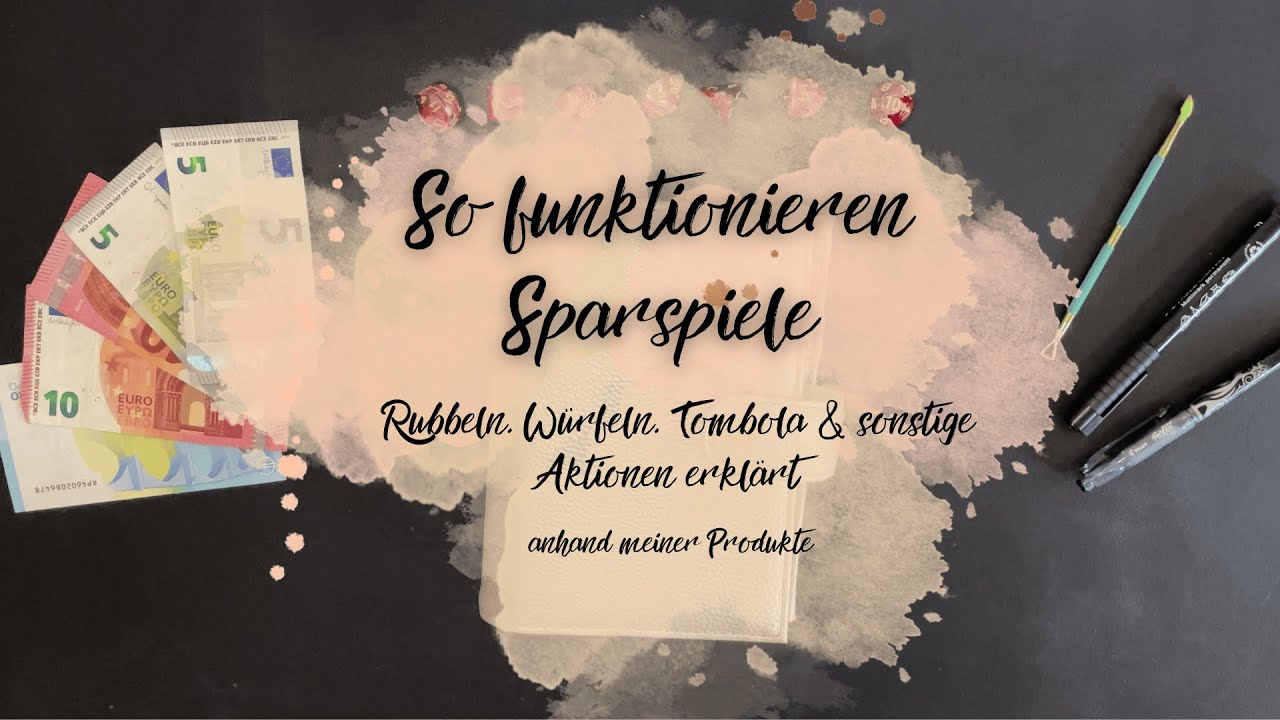 Sparchallenges einfach erklärt 🎲| Sparen mit Spaß | Sparspiele mit Rubbeln, Würfeln & Tombola