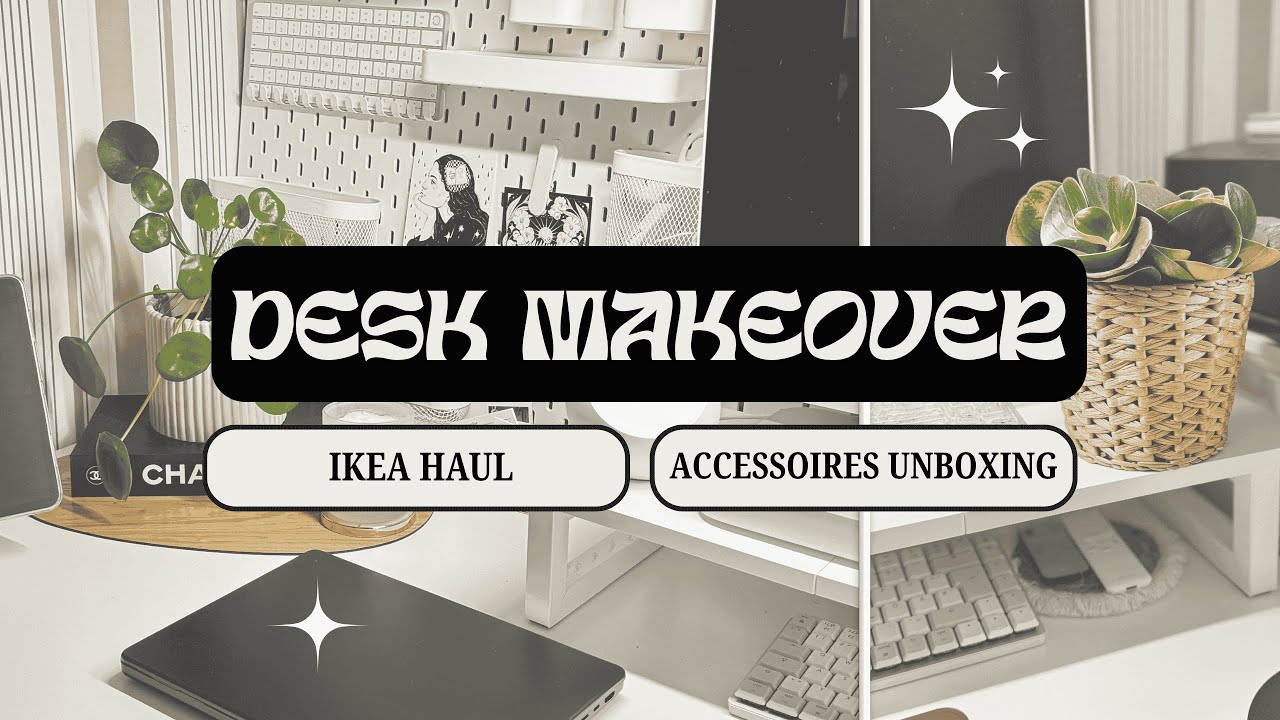 2025 Desk Makeover I IKEA Shopping Haul,  Setup for Productivity, Unboxing New Items