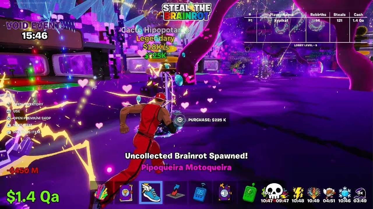 Fortnite admin abuse void event