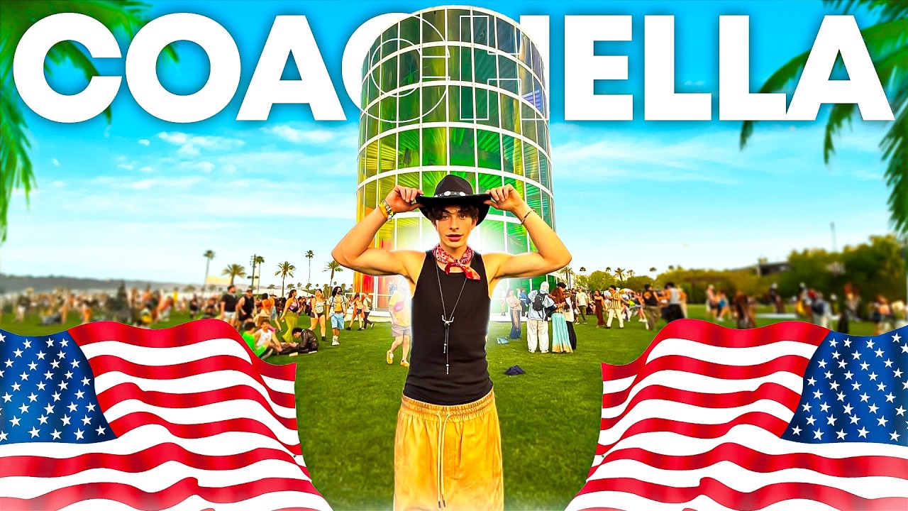 🇺🇸 La MIA PRIMA VOLTA  al COACHELLA vi mostro chi ho incontrato?!😱