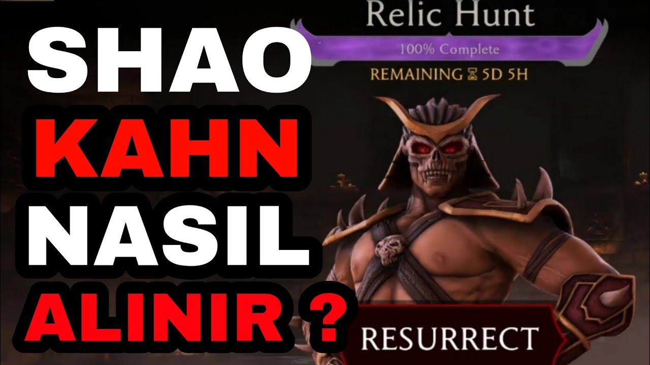 RELİC HUNT GELDİ🔥 | Shao  Kahn Nasıl Alınır ? | Mk Mobile | Phoentes