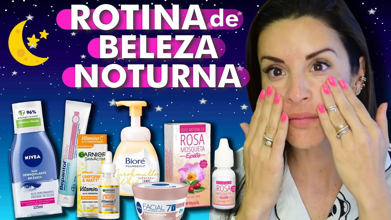 ROTINA NOTURNA para RUGAS e MANCHAS no rosto