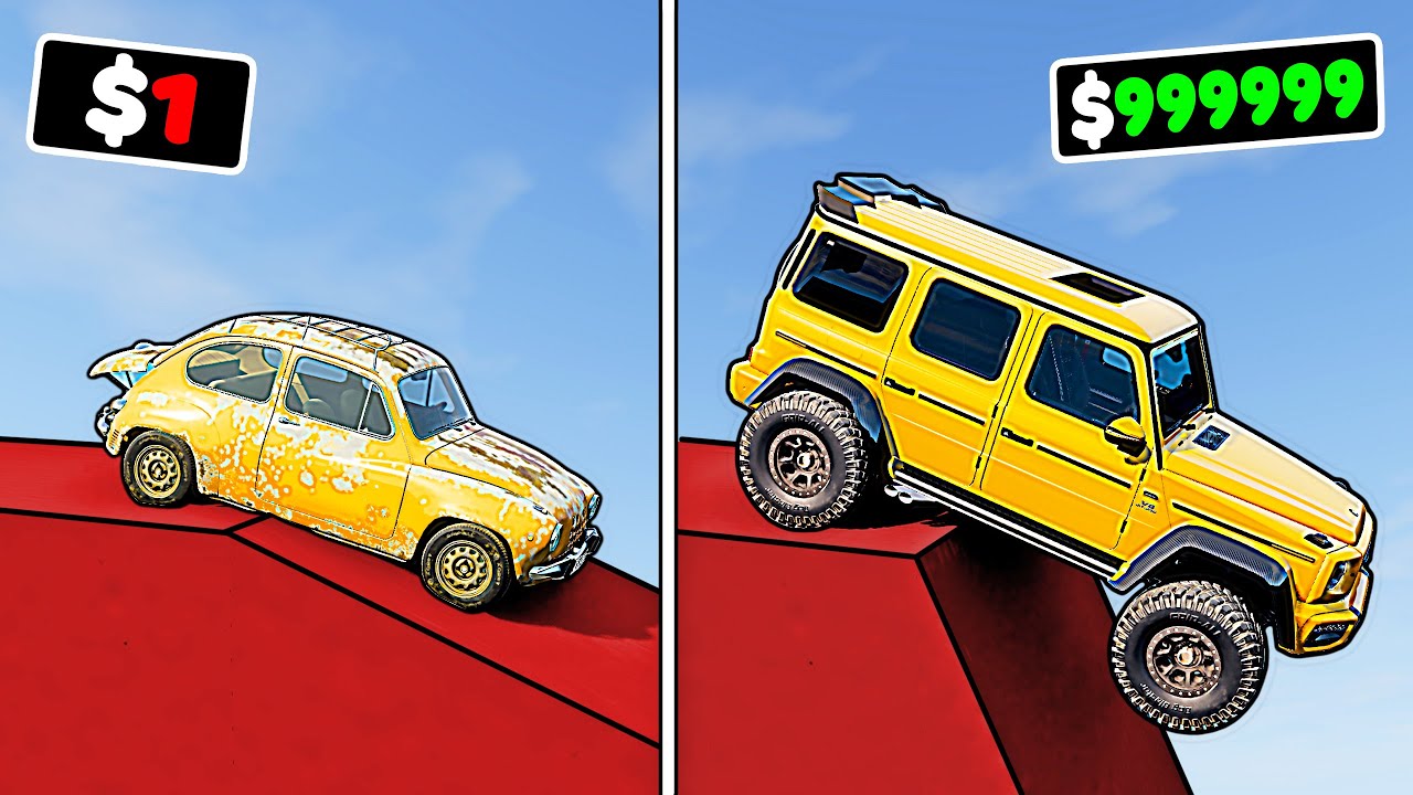 $1 to $1,000,000 Vehicle in BeamNG.drive