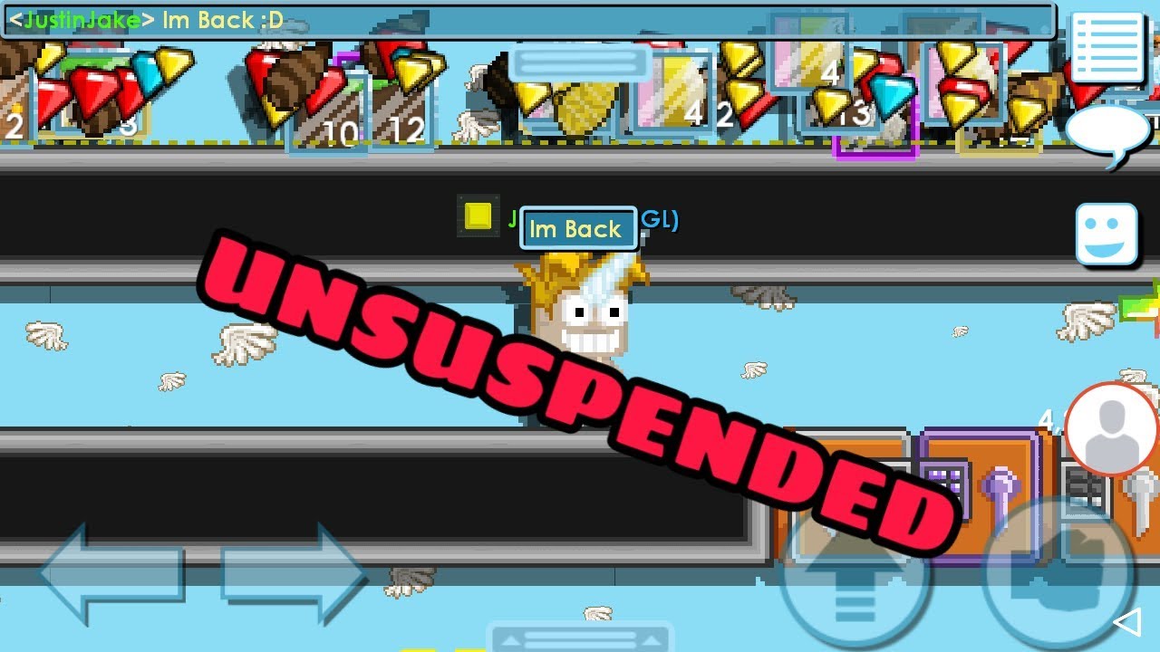Growtopia Justinjake is unsuspended