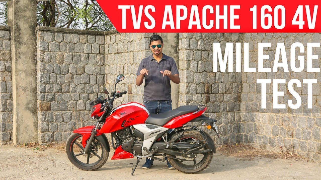 TVS Apache RTR 160 4V Real Traffic Condition Mileage Test