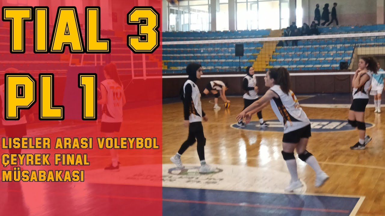Tevfik İleri Anadolu Lisesi-Palandöken Lisesi Voleybol Müsabakası !Çeyrek Final