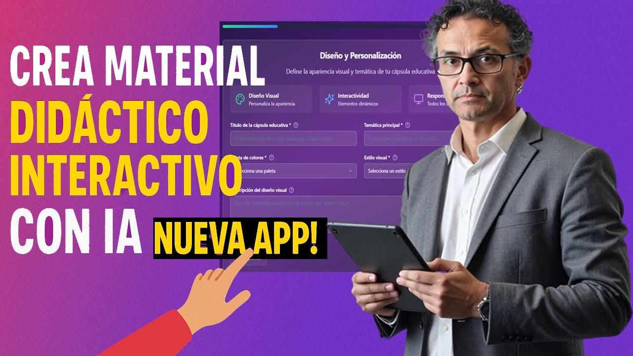 🚀 Crea Material Didáctico e interactivo con IA en Minutos: Nueva Aplicación! 🤯