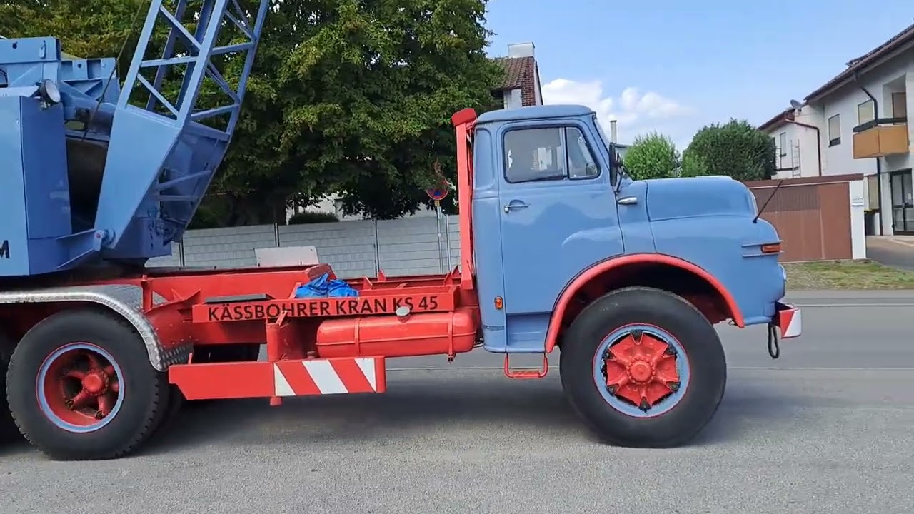 Historischer Kässbohrer Autokran KS 45  von der Fa. Wiesbauer!  Teil 1