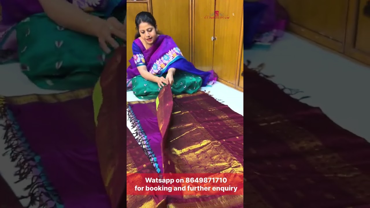Whatsapp▶️8649871710 for Book your Saree now✅ #CsFashions #indianfashion CsFashionskolkata #saree 