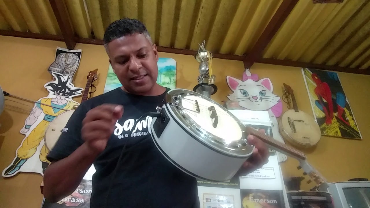 Banjo personalizado Emerson Brasa caixa de 10 encomenda o seu também 11947282488