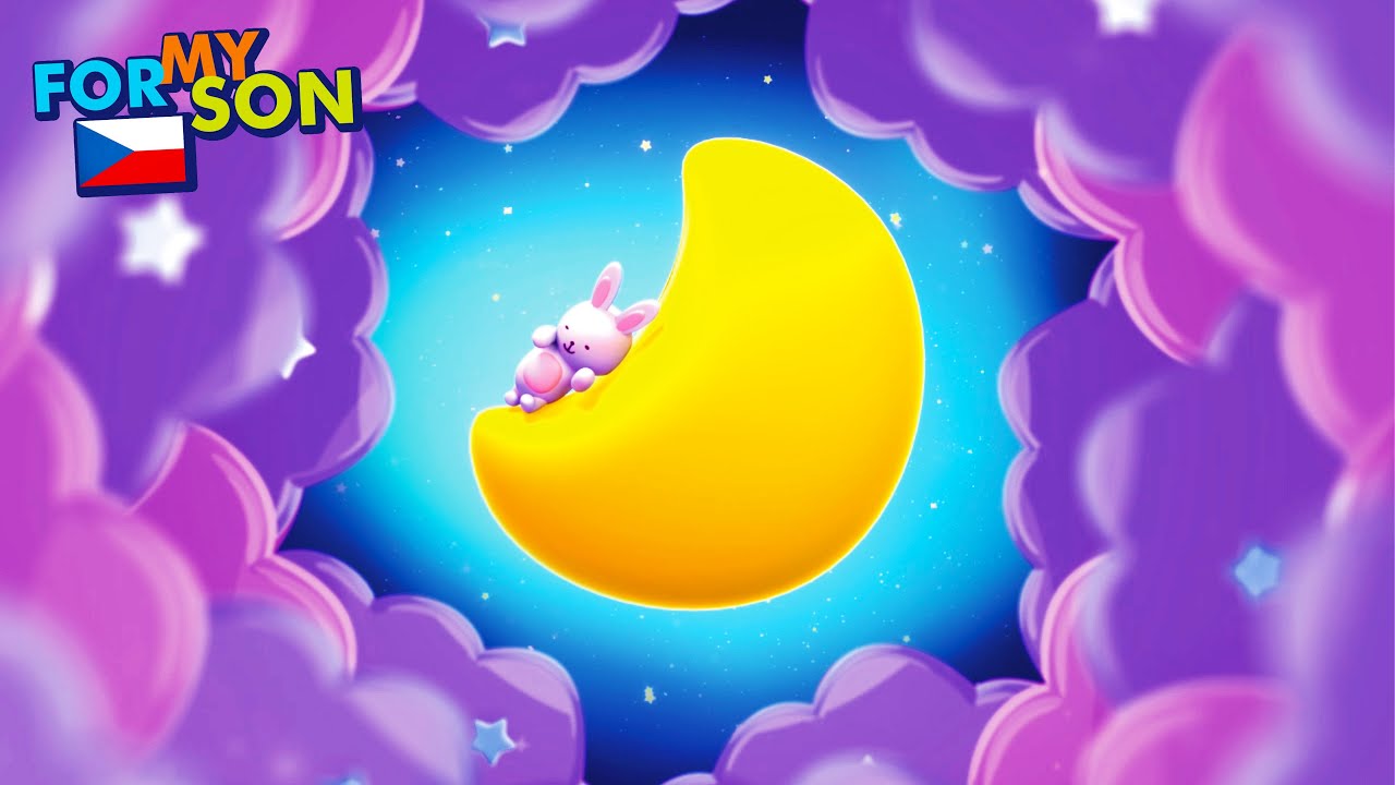 🇨🇿♫🐰🌙👶 ~~ BEZ REKLAM ~~ Ukolébavka pro děti, ukolébavky pro miminka ⭐️🌙 #ForMySonCZ