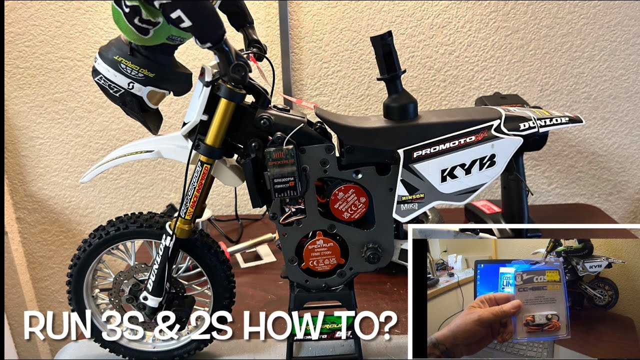 New Promoto MX How To Run 3S-6S ESC & Keep Gyro On 2S ? I’ll show you how install video