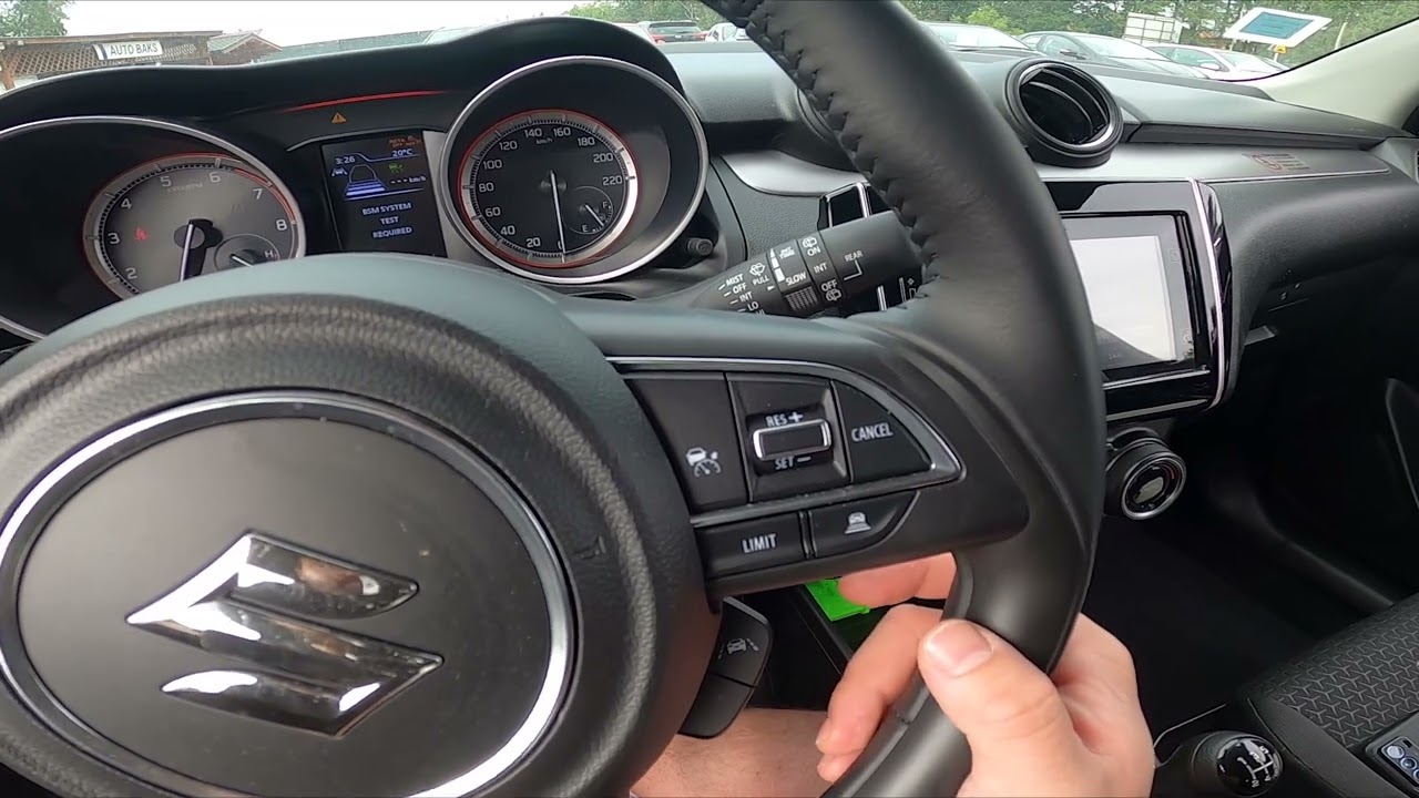 Как включить или отключить круиз-контроль в Suzuki Swift VI (2017 &ndash; настоящее время)