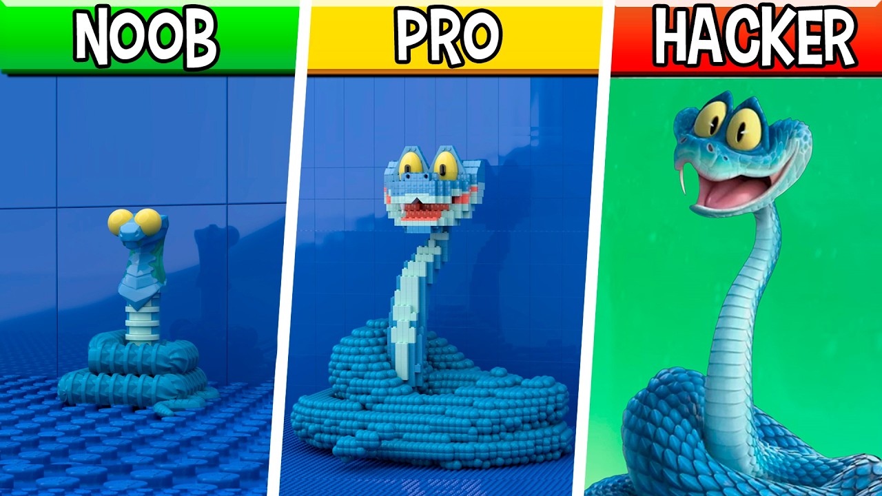 LEGO Gary De'Snake : Noob, Pro, HACKER! / (Zootopia 2)