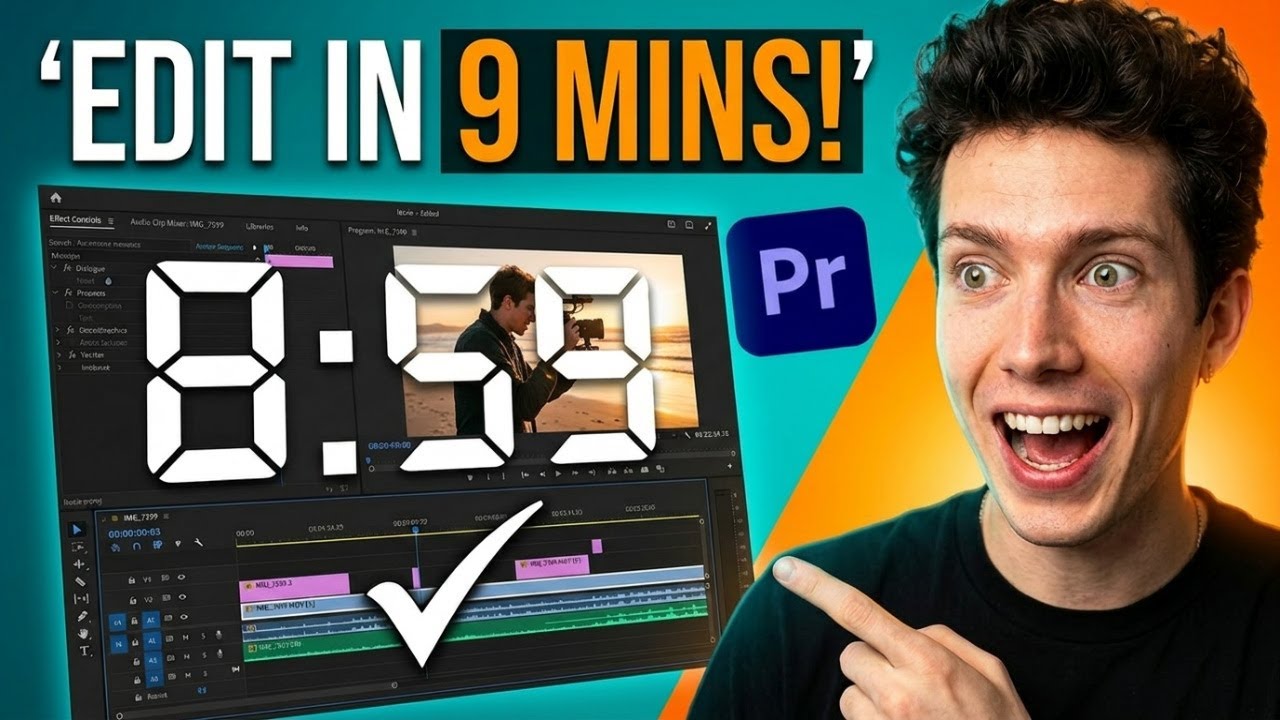 From ZERO to EDITING GREAT VIDEOS in JUST 9 Minutes | Premiere Pro Tutorial