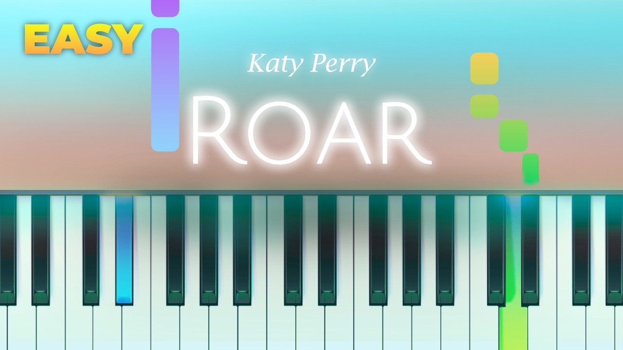 Katy Perry - Roar - EASY Piano TUTORIAL by Piano Fun Play