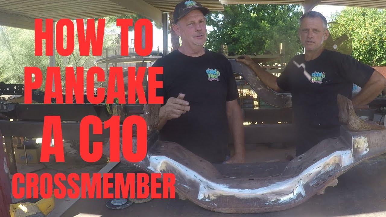 How to Pancake a C10 Crossmember #pancakeC10crossmember