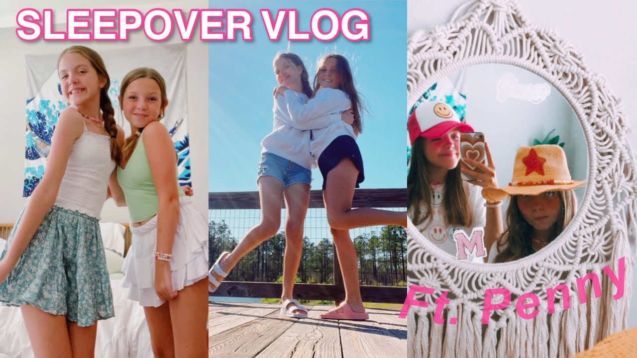 Sleepover vlog ft. Penny ⚡️💗 // Mia Elizabeth