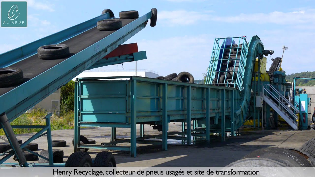 Aliapur - Henry Recyclage, collecteur de pneus usagés et site de transformation (2015)