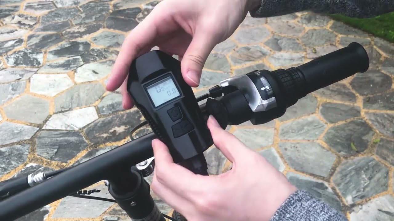3 In 1 Bike Front Light with Speedometer and Horn