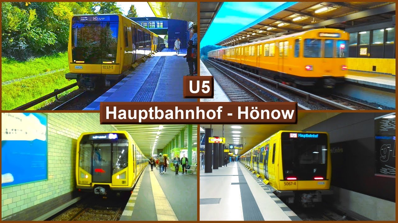 Берлинская линия метро U5 : Все станции ( BVG ) ACC84