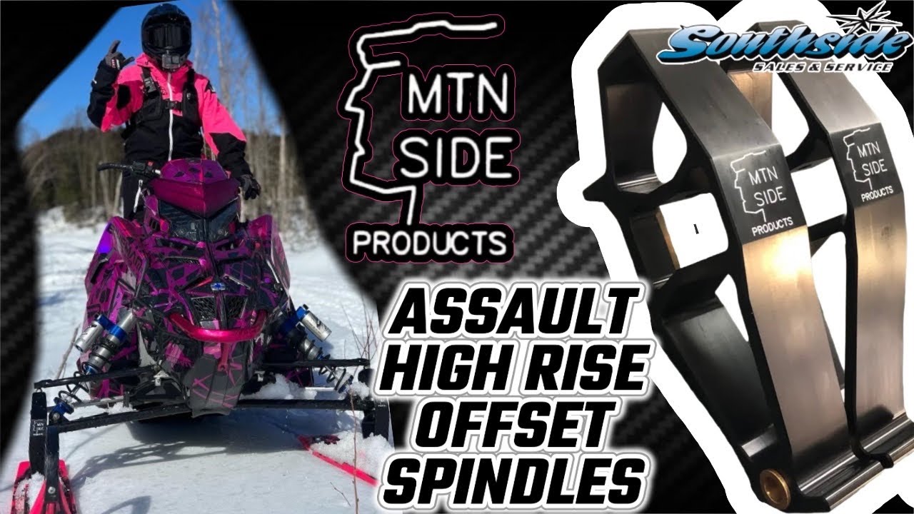 MTN SIDE PRODUCTS POLARIS ASSAULT HIGH RISE OFFSET SPINDLE! A MUST TO MAKE AN ASSAULT WORK OFF TRAIL