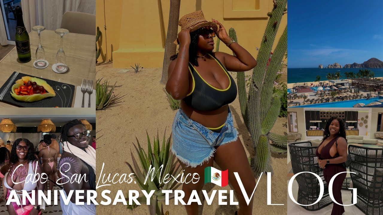 TRAVEL VLOG | Cabo San Lucas, Mexico 🇲🇽 RIU Palace Baja California + Anniversary Trip + Jet Skis