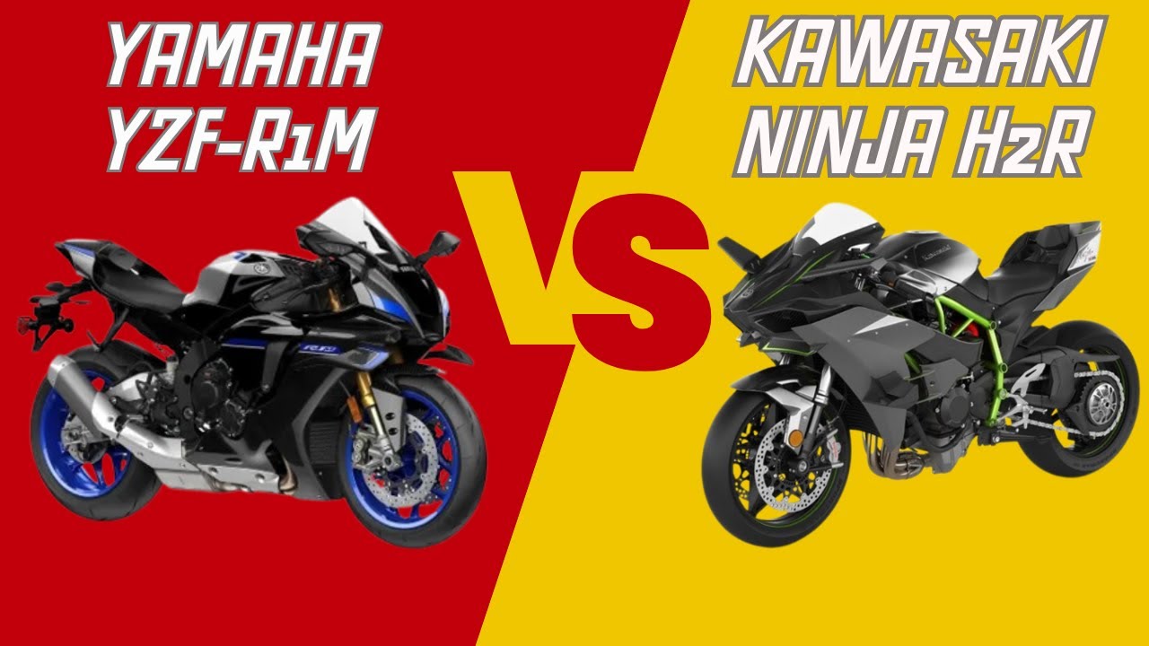 YAMAHA R1M VS KAWASAKI NINJA H2R - Cual es mejor?