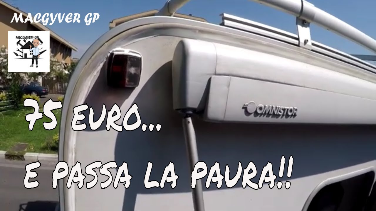 sostituzione ingranaggio argano tendalino Omnistor Thule 5002 - camper fai da te