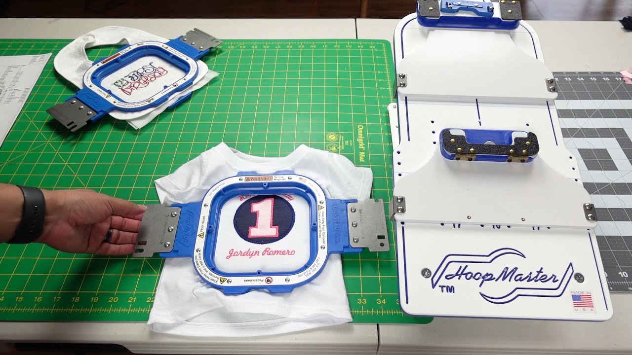 Birthday Shirt Embroidery: Using the Mighty Hoop Infant Station